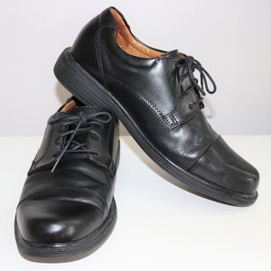 EUC Croft & Barrow Black Leather Dress Shoes 9.5